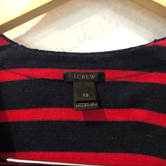 J. Crew Blue & Pink Metallic Striped Cardigan - Picture 10 of 13